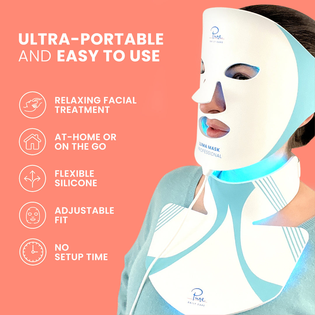 Luma Mask Professional LED Light Therapy Mask for Face and Neck